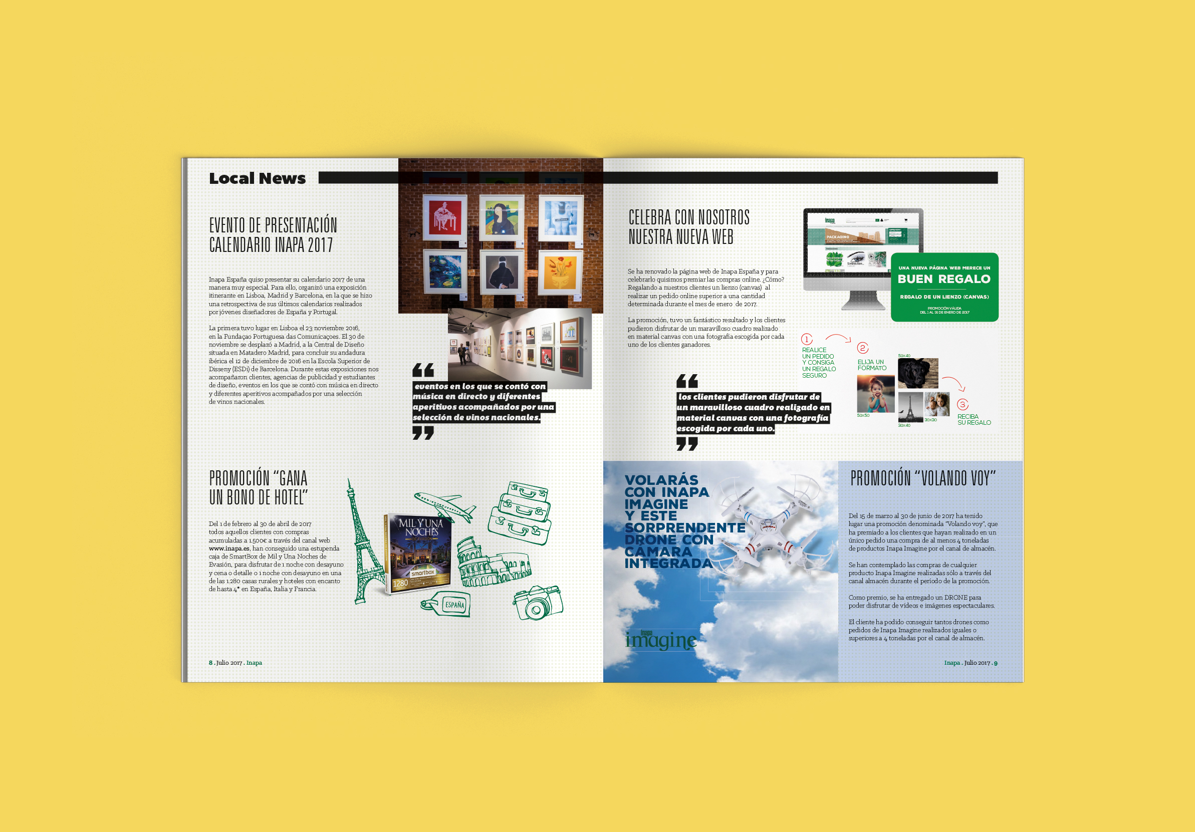 Magazine editorial layout showcasing professional publication design and visual storytelling.